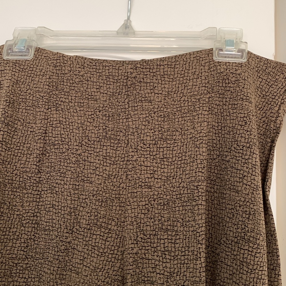 Talbots Elastic Waist Abstract Print Trousers - image 2